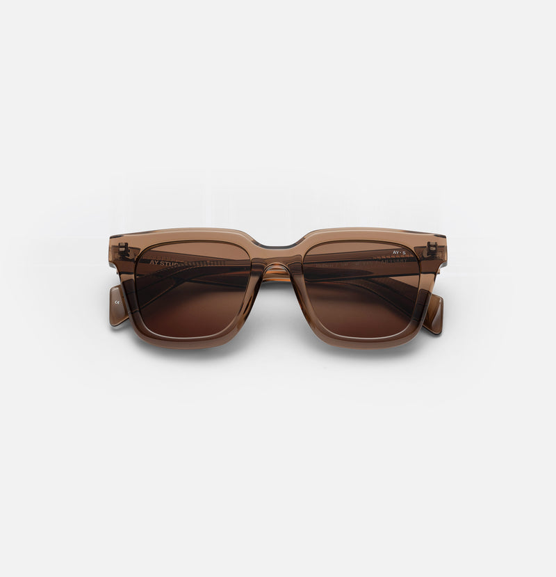 Ruben - Transparent coffee brown - James Ay