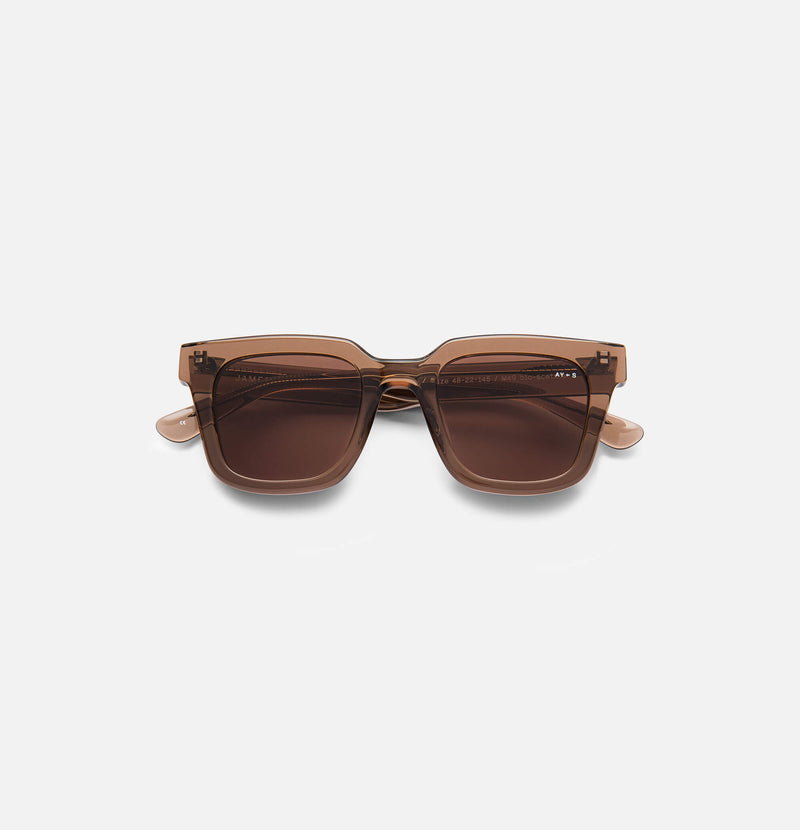 Ruben - Transparent coffee brown - James Ay